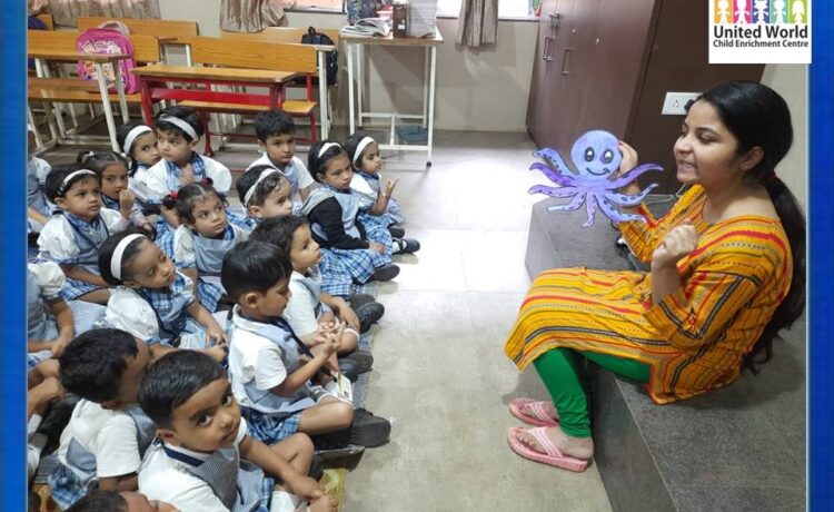 Lets colour the Octopus with various colours