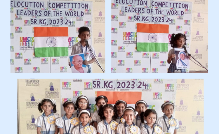 The little ones try their hand at Elocution!